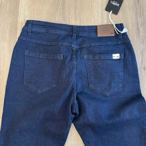 Barbell Apparel Mens Straight Athletic Fit Denim Jeans Dark Rinse 30x33 NWT - Picture 9 of 9